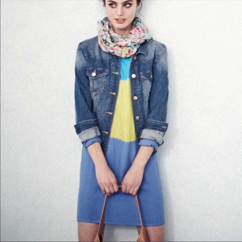Maeve | Color-Block Shift Dress